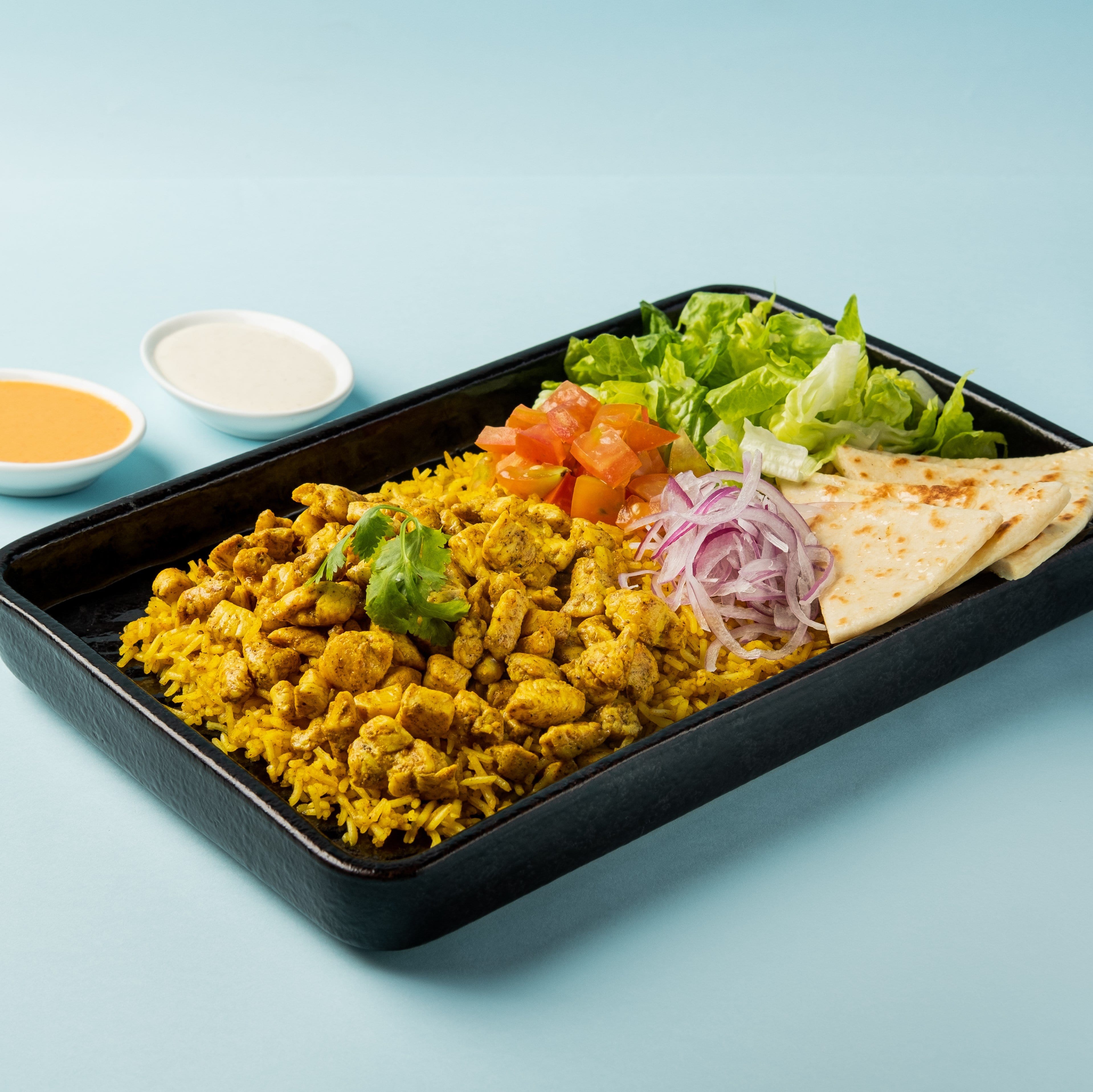 Chicken Shawarma Rice Plate