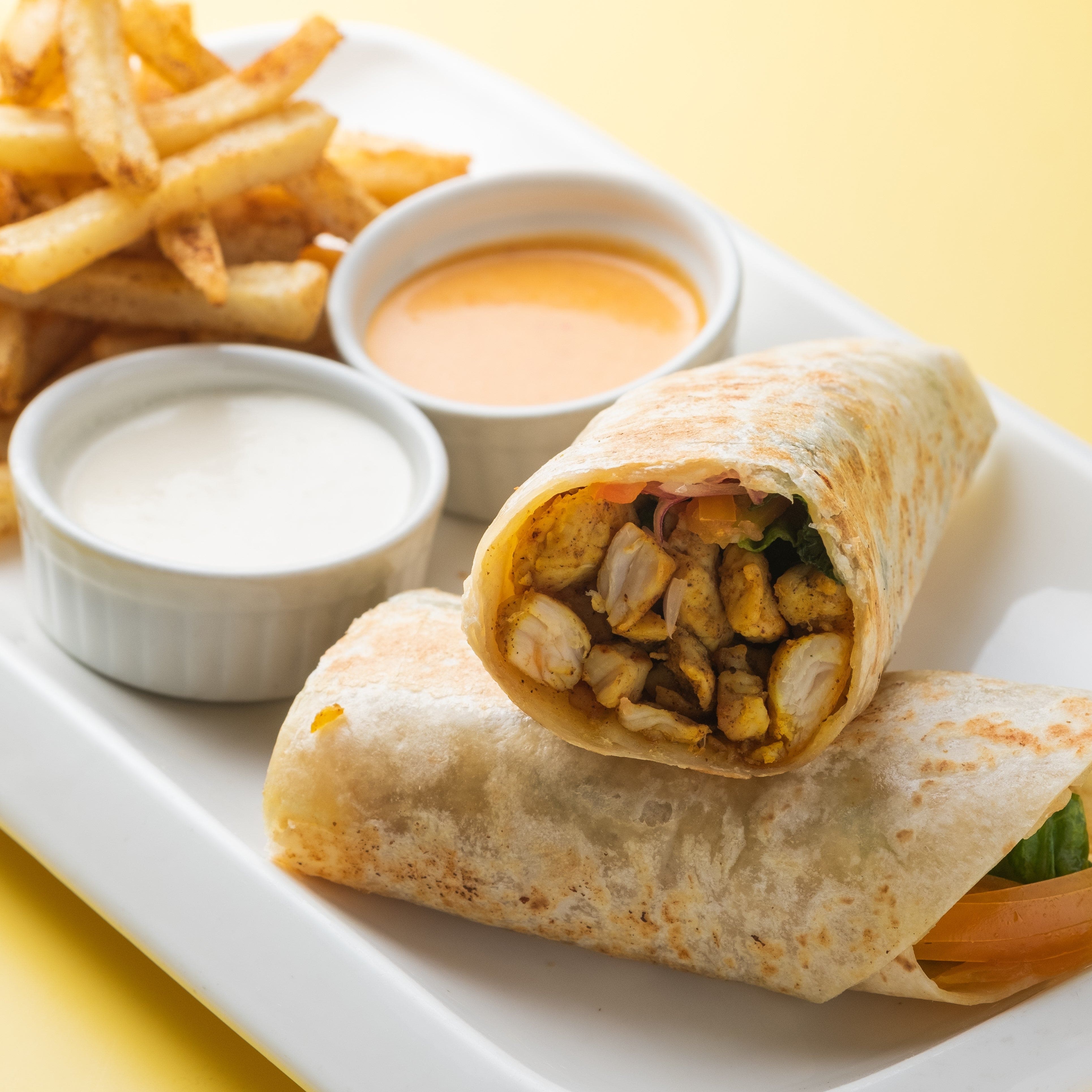 Chicken Shawarma Vegs Wrap