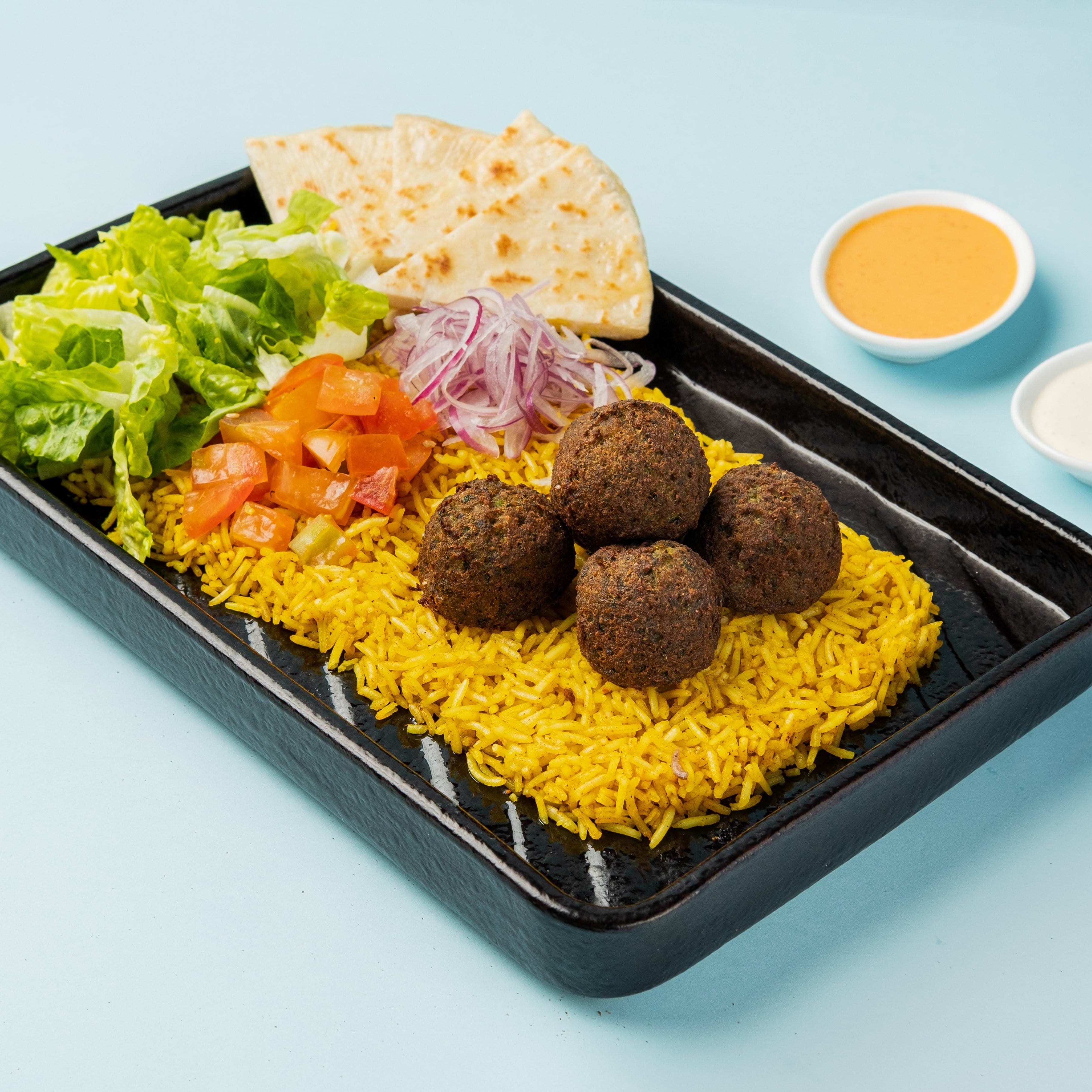 Falafel Shawarma Rice Plate