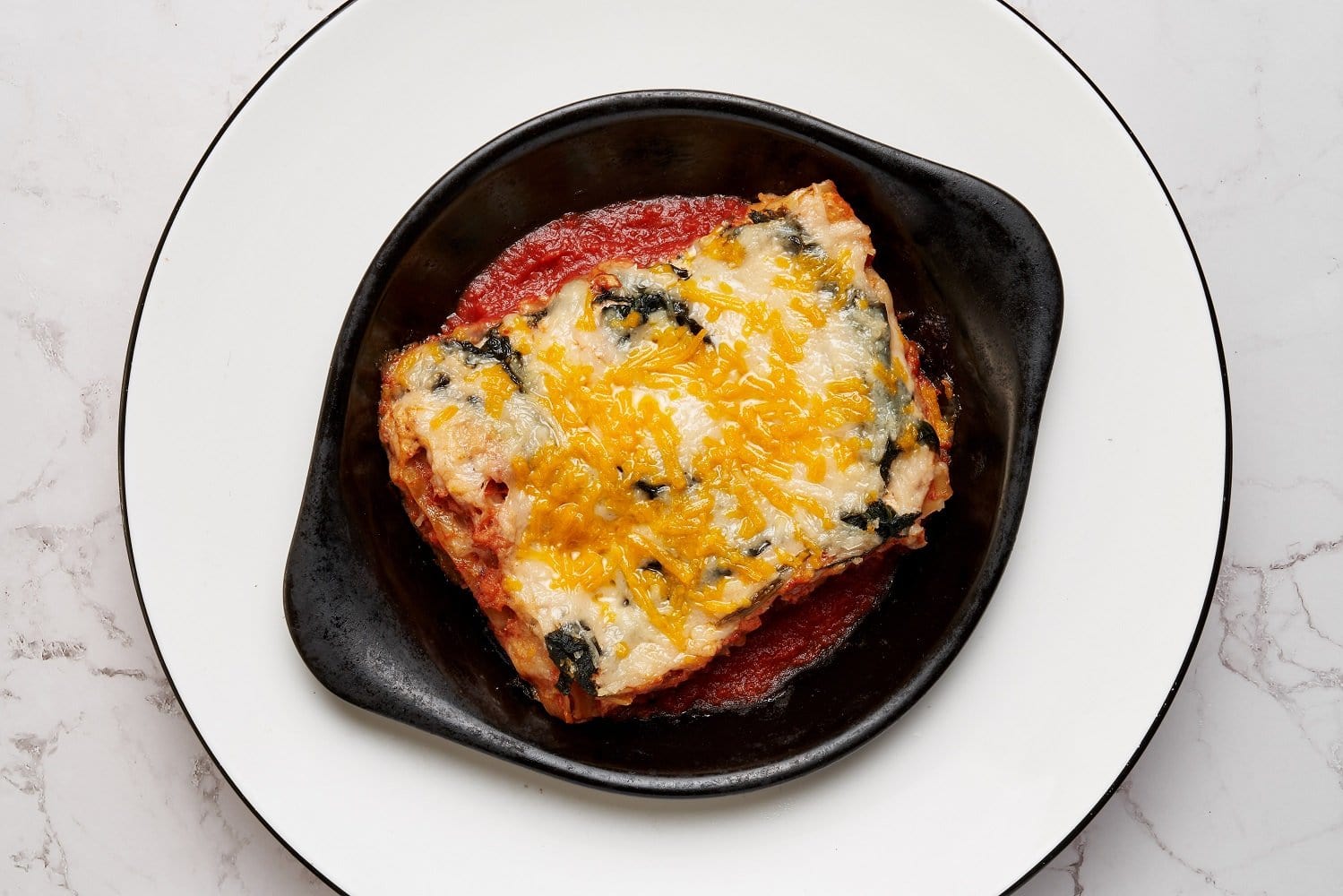 OmniPork and Spinach Lasagna
