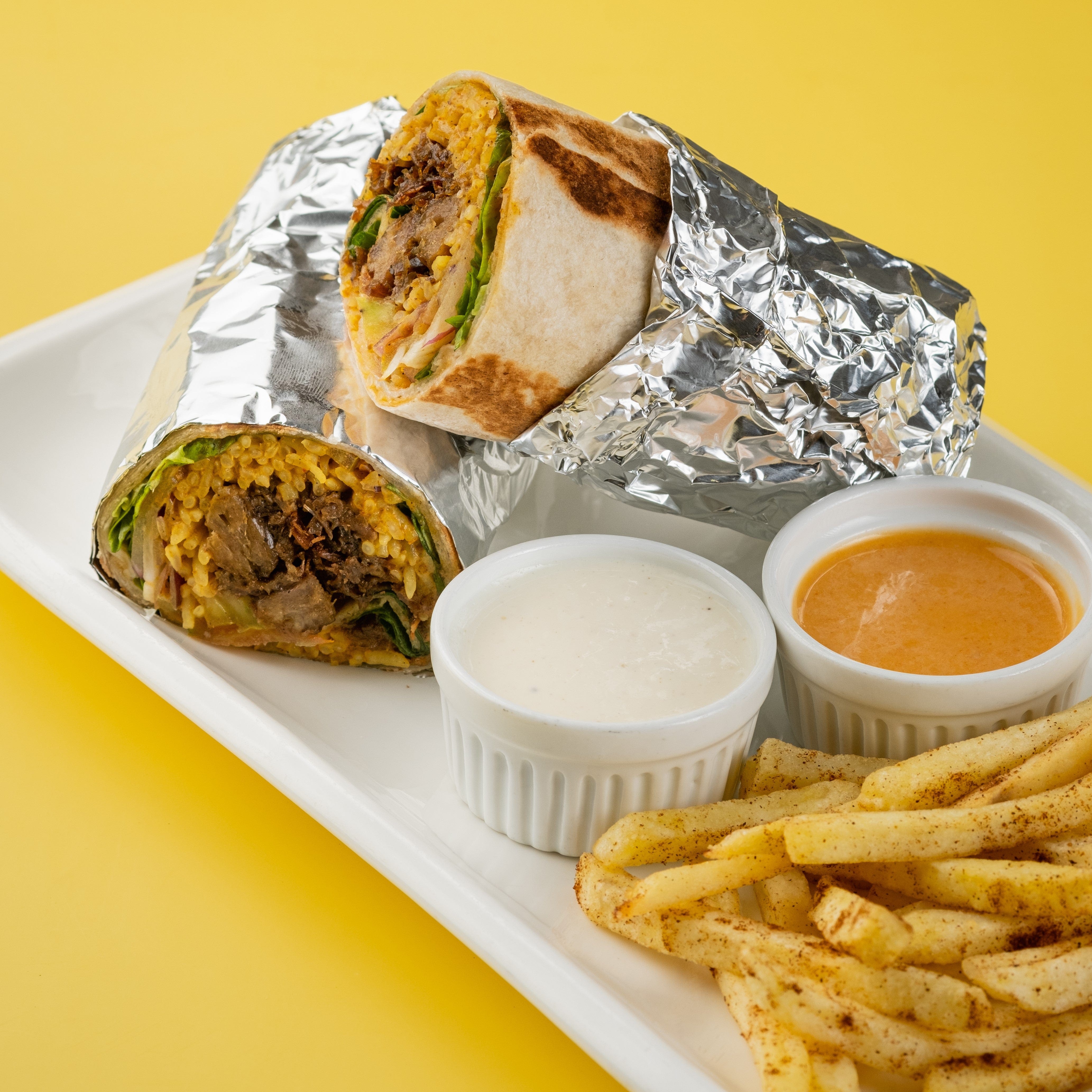 Beef Shawarma Rice Wrap
