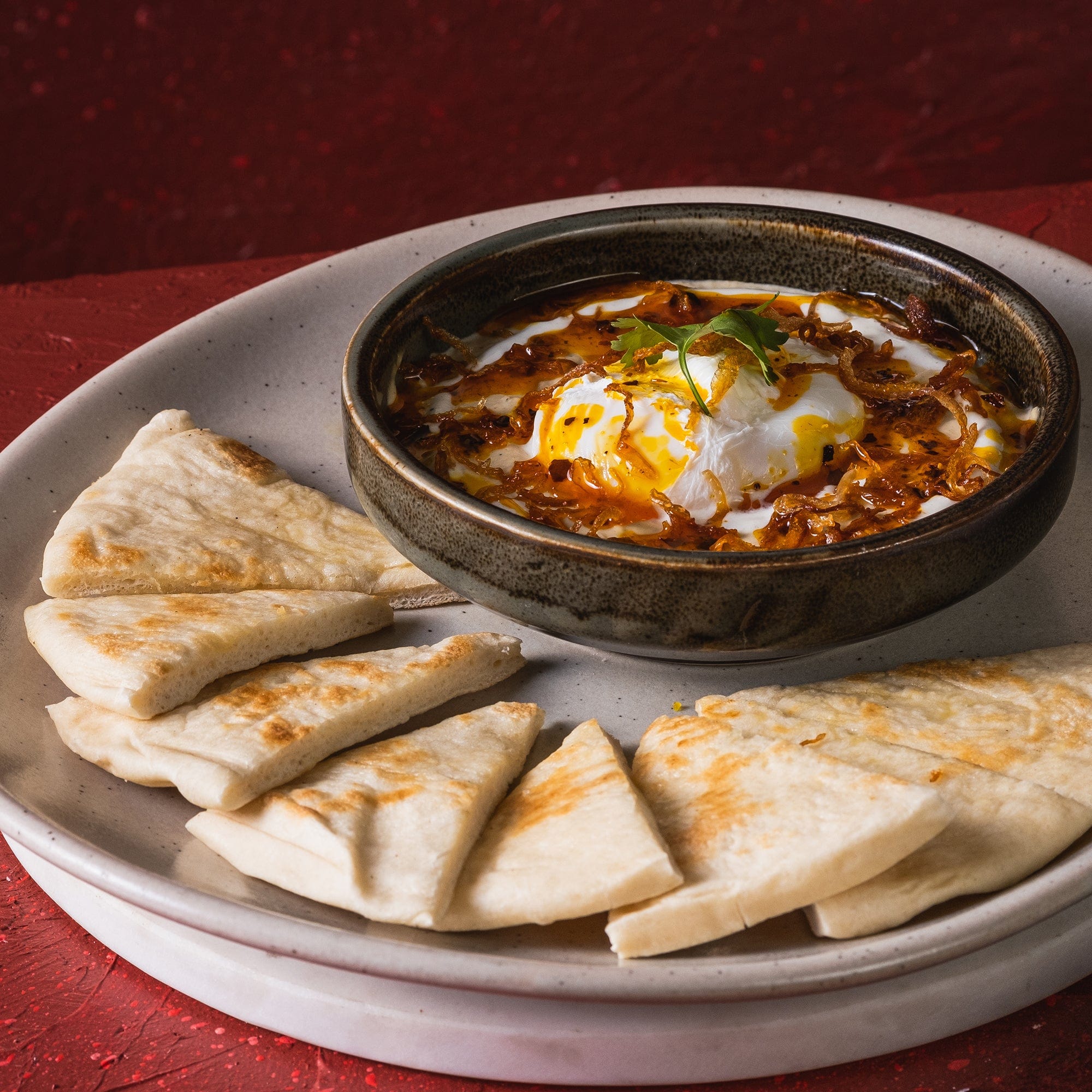 Turkish Eggs and Baba Ghanoush Dip