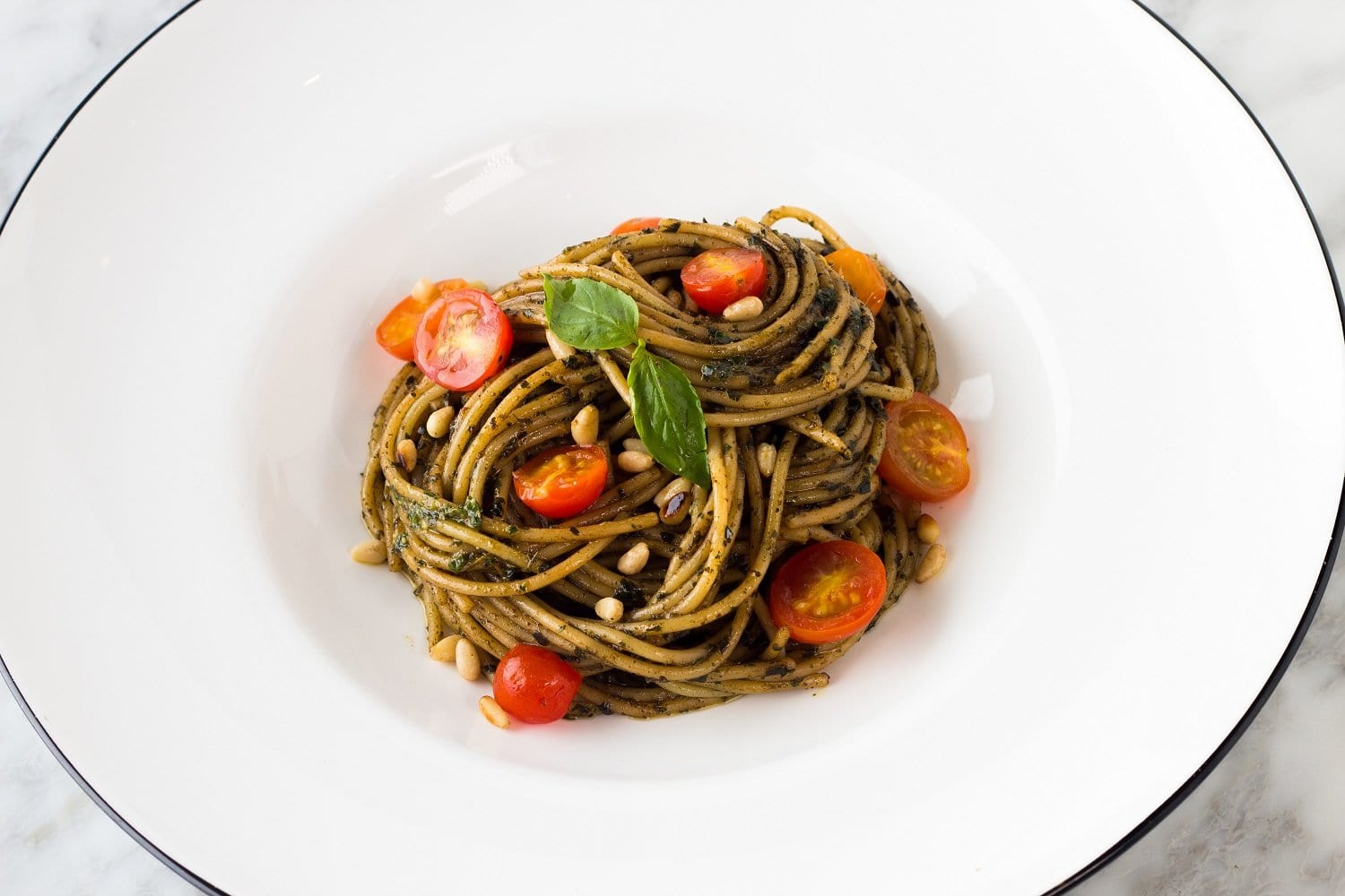 Spaghetti al Pesto Genovese