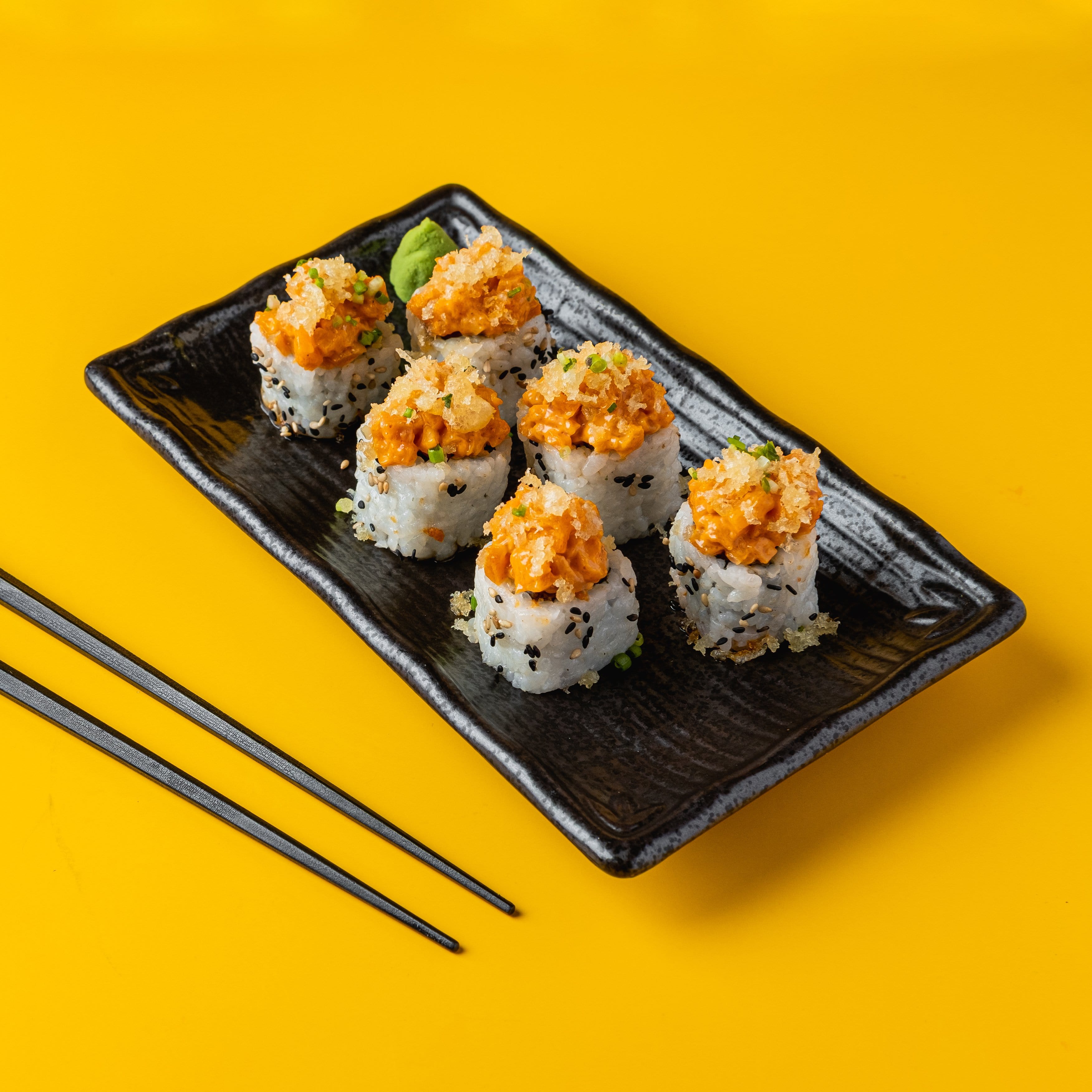 Spicy Salmon Volcano Sushi
