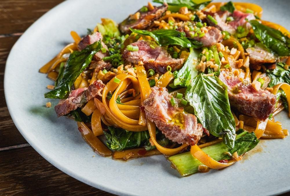 Striploin Hokkien Mee
