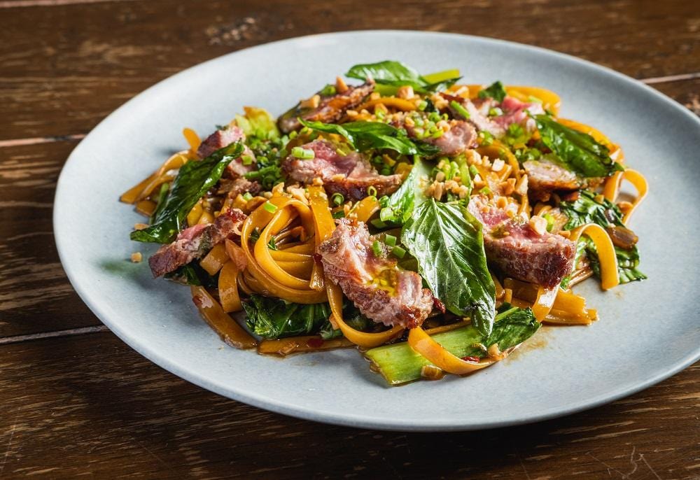 Striploin Hokkien Mee